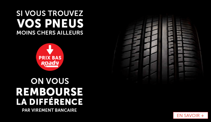 Offre pneus : remboursement de la différence